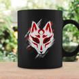 Yokai Kitsune Maschera Tradizionale Giapponese Tazze Ideas de regalos
