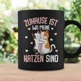 Zuhause Ist Wo Meine Katzen Sind Katze Girl's Women's Tassen Geschenkideen