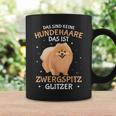 Zwergspitz Glitter Pomeranian Dog Woman Tassen Geschenkideen