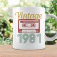 40 Compleanno 40 Anni Regalointage 1981 Maglia A Manica Tazze Ideas de regalos
