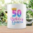 50 Cumpleaños Es – Birthday Queen 50 Taza de café Ideas de regalos