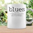 Blues Music Definition Músico Guitarrista Divertido Regalo Taza de café Ideas de regalos