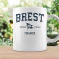 Brest France Drapeau Ancre Marine Sportintage Tasse Idées cadeaux