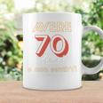 Compleanno 70 Anni Regalo Uomo Donna Divertente Maglia A Manica Tazze Ideas de regalos