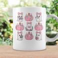 Cute Ghost Florals Pink Coquette Bows Pumpkin Halloween Girl Coffee Mug Gifts ideas