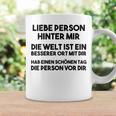 An Die Person Hinter Mir Liebe Person Hinter Mir Tassen Geschenkideen