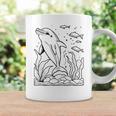 Dolphin Ausmalen Und Selbst Bemalen Colouring Tassen Geschenkideen