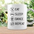 Eat Sleep Dance Repeat Ballerino Di Danza Classica Regali Tazze Ideas de regalos