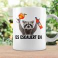 Es Eskaliert Eh X Raccoon Meme Racoon X Pedro Spritz Tassen Geschenkideen