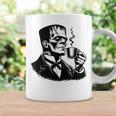 Frankenstein Coffee Drinker Horror And Caffeine Lovers Gray Tassen Geschenkideen