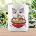 Gatto Carino Con Spaghetti Cinesi Tazze Ideas de regalos