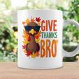 Give Thanks Bro Cute Turkey Toddler Thankful Thanksgiving Coffee Mug Gifts ideas