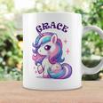 Grace Simpatico Motivo Unicorno Per Ragazze Nome Grace Tazze Ideas de regalos