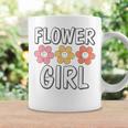 Groovy Flower Girl Proposal Wedding Bridesmaid Bridal Shower Coffee Mug Gifts ideas