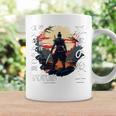 Guay Samurai Hombres Guerrero Ninja Japonés Hombres Kawaii Manga Larga Taza de café Ideas de regalos