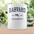 Harvard Massachusetts Maintage Sport Navy Stampa Tazze Ideas de regalos