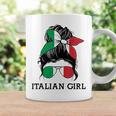 Italia Diseño Gráfico Para Niñas Niño Italiano Toodler Taza de café Ideas de regalos