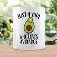 Just A Girl Who Loves Avocados Taza de café Ideas de regalos