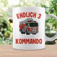 Kinder Endlich Drei Jahre 3Rd Birthday Boys Fire Brigade 80 Tassen Geschenkideen