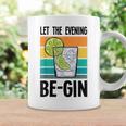 Let The Evening Be-Gin Alcool Beer Partying Bar Drink Tazze Ideas de regalos