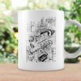 Moteur De Dessin Ingénieur Travaille Blocs Et Moteur Deoiture Mécanique Tasse Idées cadeaux