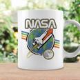 Nasa Blast Off Retro Rainbow Stripes Tazze Ideas de regalos