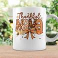 One Thankful Mama Coquette Bow Mom Fall Thanksgiving Women Coffee Mug Gifts ideas