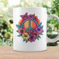 Pace Segno Fiore Anni '60 E '70 Farfalla Pace Maglia Con Maniche Raglan Tazze Ideas de regalos