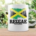 Reggae Isla Jamaica Jamaica Flag Rastafari Rastaintage Gray Tassen Geschenkideen