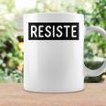 Resiste Spanish Resist Mexican Immigration Boriqua Coffee Mug Gifts ideas