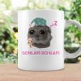 Schlafi Schlafi Sad Hamster Meme Gray Tassen Geschenkideen