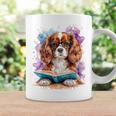 Spaniel Cavalier King Charles Lettura Libro Cane Animali Tazze Ideas de regalos