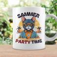 Summer Party' Time Retro Beach Cat Tropical Apparel Tazze Ideas de regalos