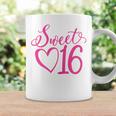 Sweet 16 For Girls Sixn 16 Years Old Pink 16Th Birthday Coffee Mug Gifts ideas
