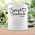 Sweet Sixn Est 2008 For Girls 16 Years Old 16Th Birthday Coffee Mug Gifts ideas