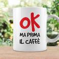 Uomo Ok Prima Il CaffèUomo Divertente Frase Simpatica Tazze Ideas de regalos