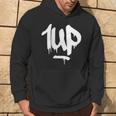 1Up Logo Graffiti Dripping Marker Kapuzenpullover Lebensstil