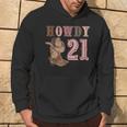 21St Birthday Howdy Birthday 2024 Western 21St Birthday Hoodie Lifestyle