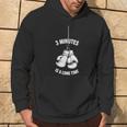 3 Minutes Is A Long Time Boxe Kickboxing Boxer Divertente Felpa con cappuccio Estilo de vida