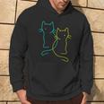 80S 90S Cats Retro Kittenintage Cat Children's Kapuzenpullover Lebensstil