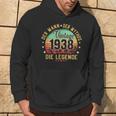 84Th Birthday Man Mythos Legendintage 1938 Kapuzenpullover Lebensstil