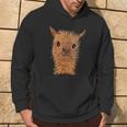 Alpaca Lama Alpaca Dolce Alpaca Dolce Testa Di Alpaca Felpa con cappuccio Estilo de vida