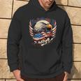 America Fan American Flag And Eagle Usa Kapuzenpullover Lebensstil