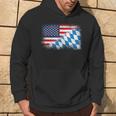 American Bavarian Flag Usa Bavaria Flag Kapuzenpullover Lebensstil