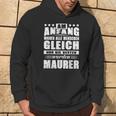 With Am Anfang Waren Alle Menschen Gleich Maurer Geselle Kapuzenpullover Lebensstil