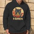 Anime Cat Ramen Kawaii Japanese Cat Kawaii Manga Hoodie Lifestyle