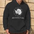 Antarctica South Pole Antarctic Circle Continent Felpa con cappuccio Estilo de vida