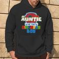 Auntie Of The Birthday Boy Dog Family Matching Hoodie Lifestyle