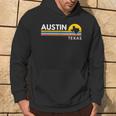 Austin Texas Tx Souvenirsintage Retro Felpa con cappuccio Estilo de vida
