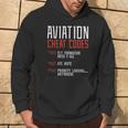 Aviation Cheat Codes Airplane Humor Pilot Atc Felpa con cappuccio Estilo de vida